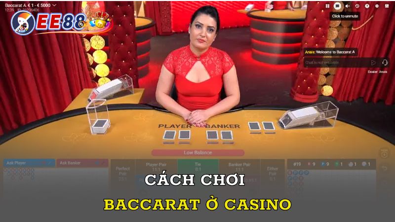 Cách chơi Baccarat ở casino